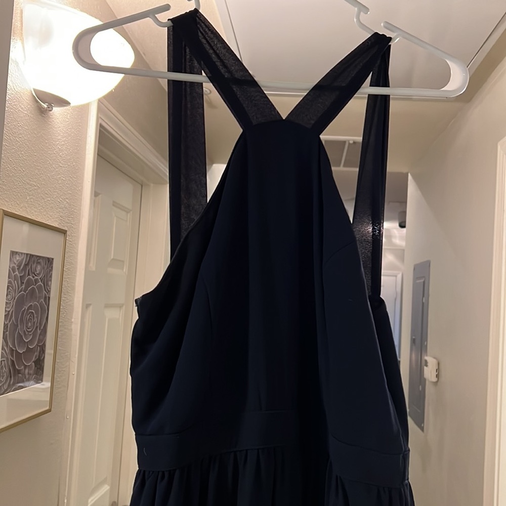 Lulu's Elegant Blue Wedding Guest Dress